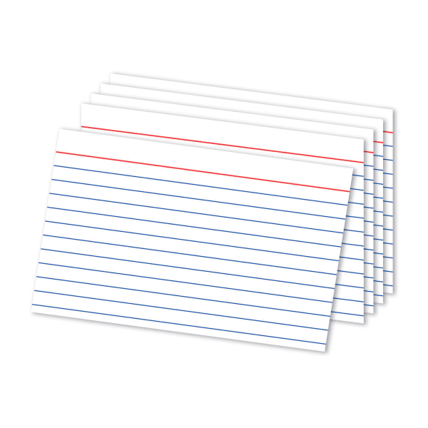 Office Depot Brand Blank Index Cards White 4 x 6 Pack of 300